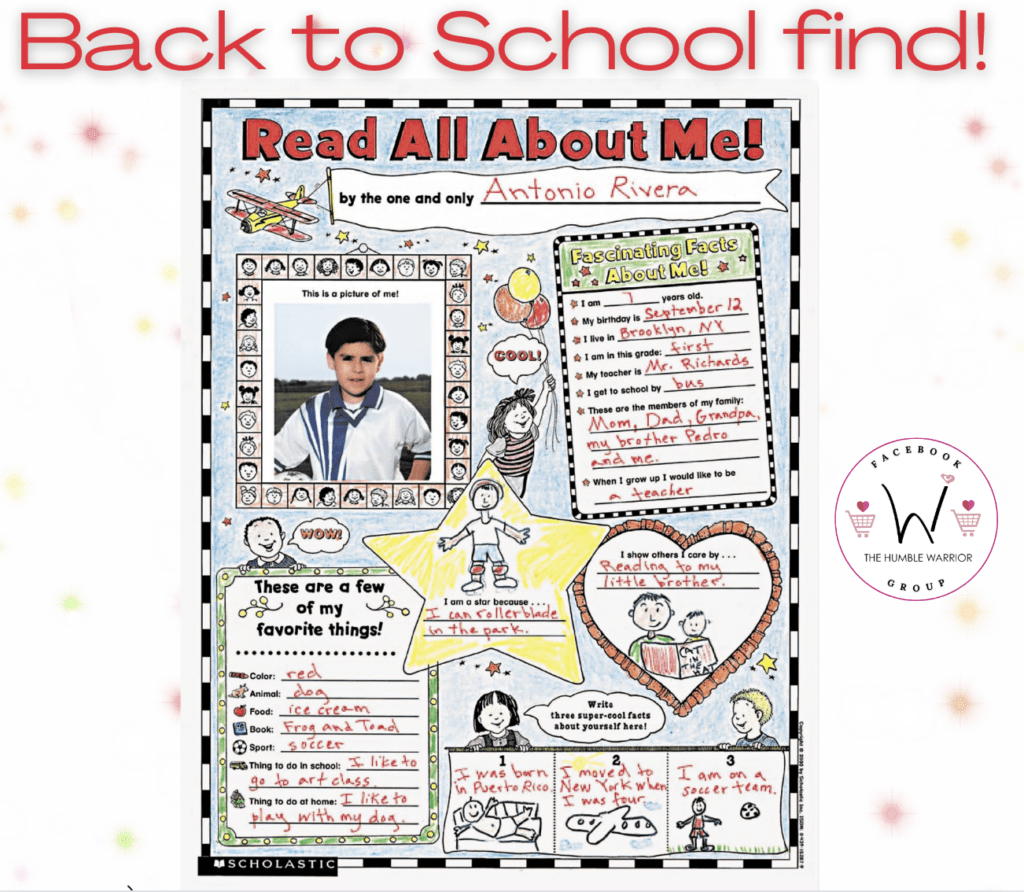 The Instant Personal Poster Sets: Read All About Me: Big Write-and-Read Learning Posters!